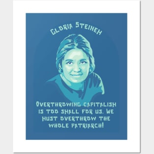 Gloria Steinem Portrait and Quote Posters and Art